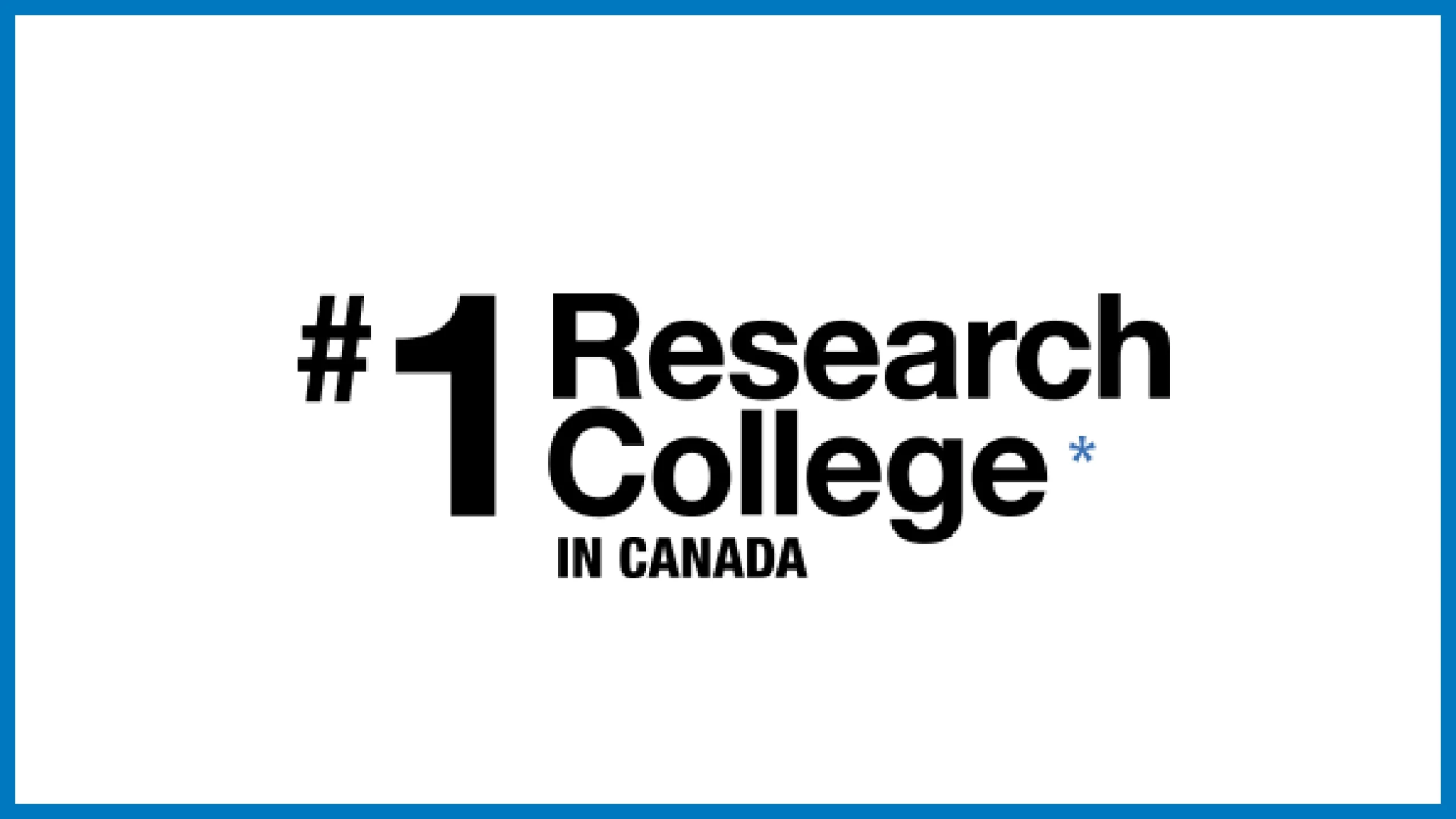 Niagara College recognized as the number one research college in Canada